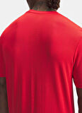 Under Armour 1388129-713-Vanish Seamless Novelty Kırmızı Bisiklet Yaka Normal Düz Erkek T-Shirt