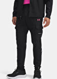 Under Armour 6004966-001-UA Tech Utility Woven P Siyah Normal Bel Normal Düz Erkek Eşofman Altı