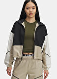 Under Armour 1374889-004-UA Unstoppable Jacket Siyah Normal Parçalı Kadın Zip Ceket