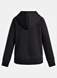 Under Armour Düz Erkek Çocuk Siyah Sweatshırt 6004118-005-UA Rival Flc Shimmer Hd