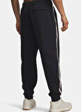 Under Armour 6005696-001-UA Icon Heavy Rib Jogge Siyah Lastikli Bel Normal Düz Erkek Eşofman Altı