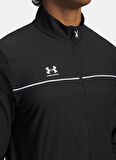 Under Armour 6004052-001-UA M Challenger Tracksu Siyah Dik Yaka Normal Düz Erkek Eşofman Takımı