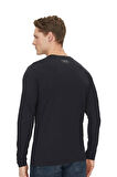 Under Armour Sportstyle Erkek Siyah Uzun Kol T-Shirt 1329585-002