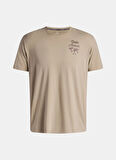Under Armour 6004143-299-UA 60/40S SPORTS WM SS Kahve Bisiklet Yaka Normal Düz Erkek T-Shirt