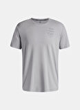 Under Armour 6004143-011-UA 60/40S SPORTS WM SS Gri Bisiklet Yaka Normal Düz Erkek T-Shirt