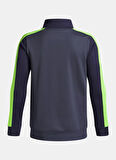 Under Armour Düz Lacivert Erkek Çocuk Eşofman Takımı 1373978-044-Downpour Gray / Washed