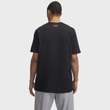 Under Armour Block Logo Erkek Siyah Tişört