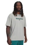 Under Armour 6009266-069 UA M HWT WM SS Gri Bisiklet Yaka Normal Düz Erkek T-Shirt