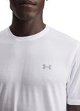 Under Armour 6009517-100 UA Velociti SS Beyaz Bisiklet Yaka Normal Düz Erkek T-Shirt