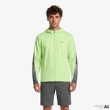 Under Armour Velociti Storm Hooded Erkek Sarı Koşu Ceket