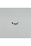 Cerrahi Çelik Beyaz Taşlı Küpe Tragus Helix Kıkırdak Piercing