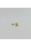 Kartanesi  Çelik Küpe Tragus Helix Kıkırdak Piercing