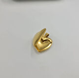 Gold İçi Boş Kalp Fotoğraflık Kolye Ucu