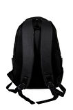 Rowan Unisex Siyah Içi Komple Astarlı Laptop Bölmeli Sırt Ve Okul Çantası 44*34*24 Cm Ebatlarında