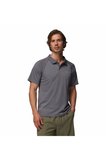 Columbia Alpıne Chıll Pro Polo  Erkek Koyu Gri Melanj Kısa Kollu Polo T-shirt Ao3828-024