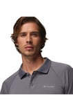 Columbia Alpıne Chıll Pro Polo  Erkek Koyu Gri Melanj Kısa Kollu Polo T-shirt Ao3828-024