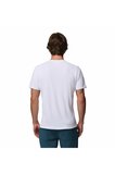 Columbia Zero Rules Lıght Ss Crew  Erkek Beyaz Teknik Kısa Kollu T-shirt Ao2717-100