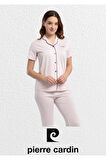 Kadın Pamuklu & Modal Kutulu Kısa Kollu Pijama Takımı L1.PC.7715.001