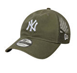 60674850-R New Era Mıdı Logo 9Twenty Trucker Neyyan  Novwhı Şapka Yeşil