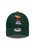 New Era Yeşil Erkek Çocuk Şapka BEAR 9FORTY ACMILAN