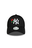 New Era Wmns Rose 9Forty Neyyan Cap Siyah Kadın Şapka