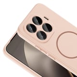 Gpack Xiaomi 15T Pro uyumlu Kılıf Meta Araç Tutucu ve M-Safe Şarj Özellikli Silikon