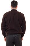 ASTARLI ÇELİK ÖRME CASUAL RAHAT KALIP HIRKA MONT LACİVERT