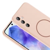 Gpack Samsung Galaxy A35 uyumlu Kılıf Meta Araç Tutucu Özellikli Silikon