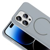 Gpack iPhone 14 Pro Max uyumlu Kılıf Meta Araç Tutucu ve M-Safe Şarj Özellikli Silikon