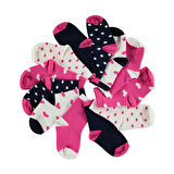 HelloBaby Kalp,Puantiye 6lı Soket Çorap