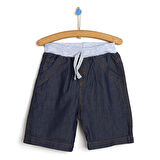HelloBaby Basic Ribanalı Denim Şort