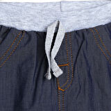 HelloBaby Basic Ribanalı Denim Şort
