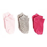 HelloBaby Düz 3lü Kaydırmaz Çorap