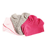 HelloBaby Düz 3lü Kaydırmaz Çorap