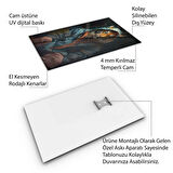 Karışık Duvar Tasarım Cam Tablo - Karisik - Dikey Motif 01-035