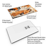 Karışık Duvar Tasarım Cam Tablo - Karisik - Dikey Motif 01-143