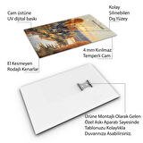 Karışık Duvar Tasarım Cam Tablo - Karisik - Dikey Motif 01-234