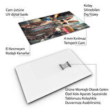 Karışık Duvar Tasarım Cam Tablo - Karisik - Dikey Motif 01-270