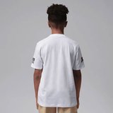 Nike JDB DYNASTY PATCH Çocuk Beyaz Tişört 95F385-001