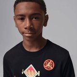 Nike JDB DYNASTY PATCH Çocuk Siyah Tişört 95F385-023