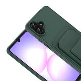 Gpack Samsung Galaxy A07 uyumlu Kılıf Bikart Kartlıklı Standlı TPU