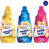 Yumoş Extra Lilyum & Orkide & Hanımeli Beyazlar ve Renkliler İçin Konsantre Yumuşatıcı 3 x 1440 ml 180 Yıkama