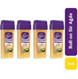 Sesu Rollon Sir Ağda Normal Ciltler Natürel 100 Ml x 4 Adet
