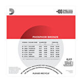 D'Addario EJ17 Phosphor Bronze, Medium, 13-56 Takım Tel Akustik Gitar Teli 013-056