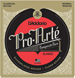 D'Addario EJ45C Pro-Arté Composite, Normal Tension Takım Tel Klasik gitar teli