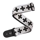 Planet Waves Woven Straps, Rock T20W1509 Checkered Crosses Gitar Askısı