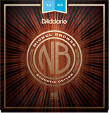 D'Addario NB1253 Nickel Bronze Light 12-53 Takım Tel Akustik Gitar Teli 012-053