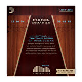 D'Addario NB1253 Nickel Bronze Light 12-53 Takım Tel Akustik Gitar Teli 012-053
