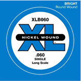D'Addario Nickel Wound Single Long Scale .060 - XLB060 Bas Gitar Tek Tel