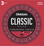 D'Addario EJ27N-3D Student Nylon, Normal Tension 3 Paket Takım Tel Klasik Gitar Teli